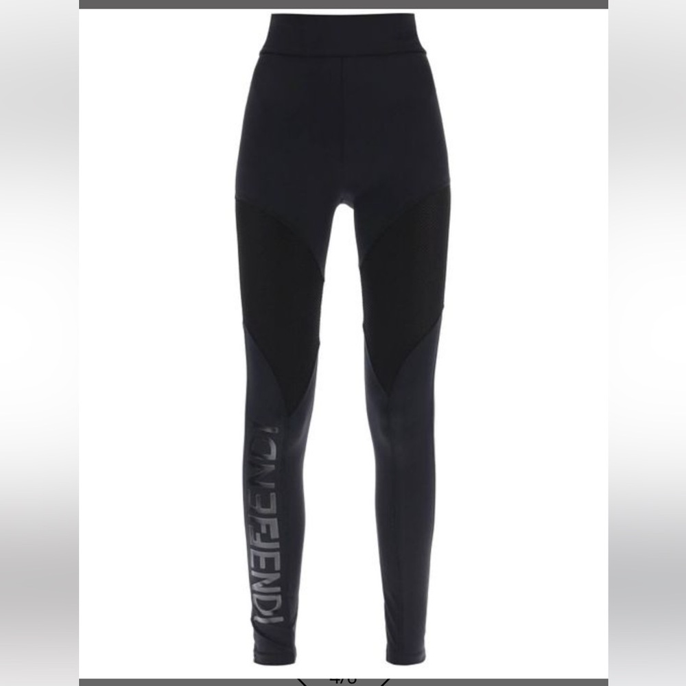 Fendi mirror black mesh legging - size small - NWT - Picture 7 of 10